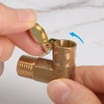 thumbnail image 3 of Uxcell G1/4 L-Shaped Male Thread Copper Grease Oil Cup Spring Cap, 3 of 5