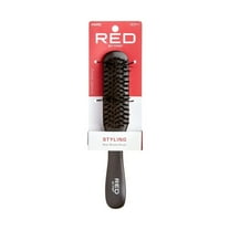 Red by Kiss Hard Boar Bristle Styling Brush | Firm Wave  Edge Control