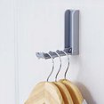 thumbnail image 4 of Gancho Plegable Gorro de Sombrero, percha Montada en la pared estante de Sombrero Auto adhesivo Ganchos decorativos Organizador Único Con Soporte de Soporte de Carga Alta Ganchos, 4 of 7