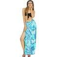 thumbnail image 4 of HAPPY BAY Women's Beachwear Sarong Coverups Bikini Skirt Swim Cover up Summer Wraps Bathing suit Swimwear Beach Wrap Skirts for Women One Size Turquoise, Butterfly, 4 of 5