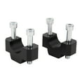 thumbnail image 1 of Almencla CNC Handlebar Riser Mount Clamp Adapter for CRF1100L Africa Twin Black, 1 of 8