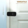 thumbnail image 2 of EXHUMKY Elegant Combination Latch Door Lock for Cabinets Closets and Drawers Secure 1 Set, 2 of 5