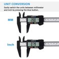 thumbnail image 2 of Digital Electronic Caliper, Measuring Tool 0-6" With Large LCD Display, High Strength Plastic Calipers, 2 of 5