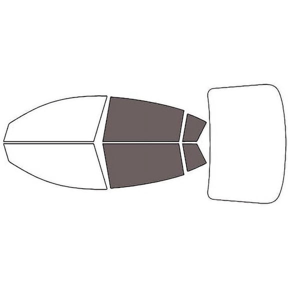 Rvinyl Window Tint Kit Compatible with Nissan Altima 2007-2012 (Sedan) - Back Precut Kit - 35%