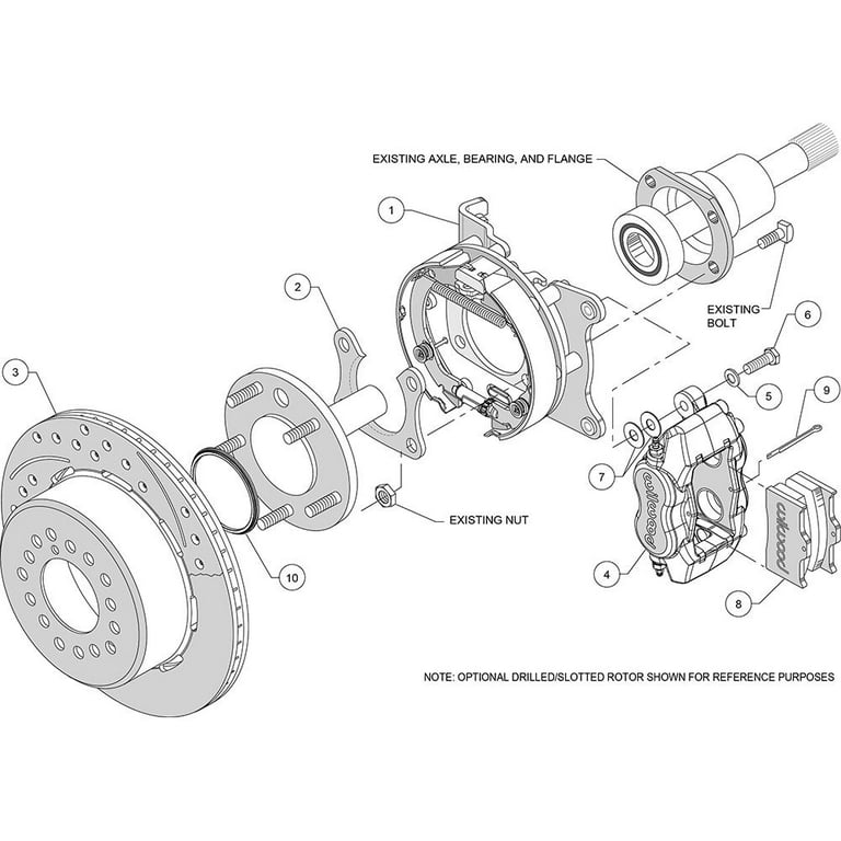 Wilwood Big Ford 2.36in Offset One Piece Vented Wilwood Big Ford 2.36in Offset One Piece Vented