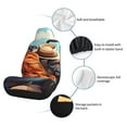 thumbnail image 6 of Xecao Colorful Travel Luggage Gear for Automotive Seat Covers for Cars Trucks and SUVs – Gray Car Seat Covers for Front Seats, Truck Seat Protectors-2 PCS, 6 of 9