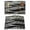 Green, variant on Yellow Black Stripes Placemats Set of 4, Modern Grey Ombre Abstract Striped Placemats for Dining Table, Place Mats for Kitchen Tabletop, Waterproof Wipeable Dining Table Mats Set