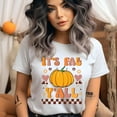 thumbnail image 2 of It’s Fall Y’all Shirt Retro Pumpkin Fall Graphic Tee Cute Thanksgiving Top , Maroon, Size M, 2 of 6