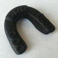 thumbnail image 2 of Protector bucal para boxeo, muay, taekwondo, karate, MMA, hockey, comida Negro + rojo, 2 of 8