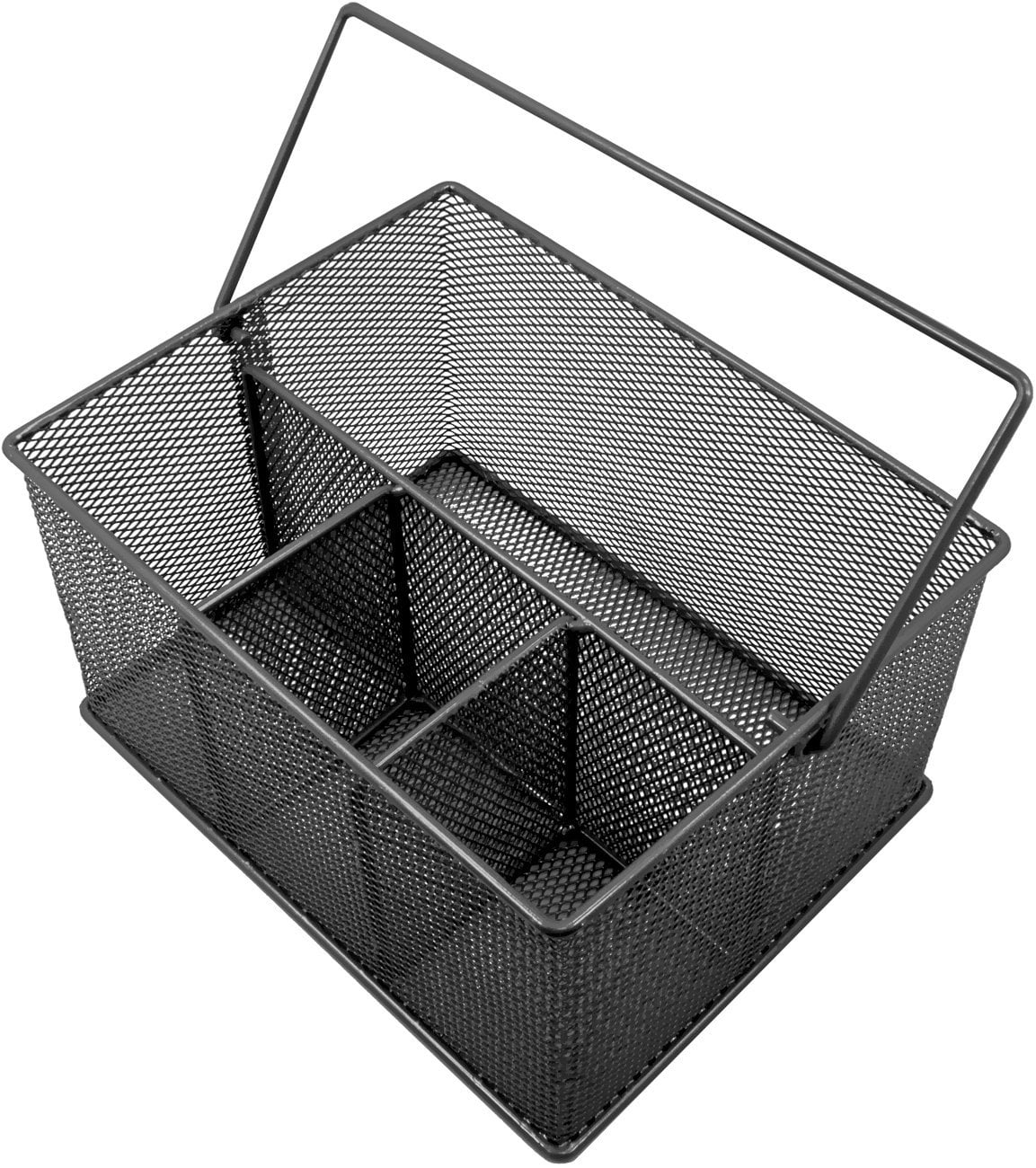 Utensil Caddy Silverware Napkin Holder And Condiment Organizer Multi Purpose Steel Mesh Caddy Ideal For Kitchen Dining Entertaining By Sorbus Walmart Com Walmart Com