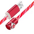 thumbnail image 1 of Cable de carga magnético con luz LED para teléfono inteligente Enchufe en codo Cable de carga para teléfono móvil con rotación de 360 ​​grados sidaley DZ6678-01, 1 of 2