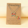 thumbnail image 2 of Silver Butterfly Friendship Necklace Matching Pendant Gift for Women, 2 of 4