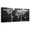 Noir, variante sur Carte du Monde Vintage Art Mural sur Toile Carte Rétro du Monde Impressions sur Toile Encadrées et Tendues pour Salon Prêtes à Accrocher 12x16 3 Pcs