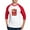 Red/White, variant on CafePress - Ready For Class: Back To School Graphic Te - Cotton Baseball Jersey, 3/4 Raglan Sleeve Shirt