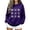 Purple Sweatshirts Jsaierl, variant on Jsaierl Merry Christmas Sweatshirts Womens Funny Snowflake Graphic Sweatshirt Ladies Soft Pullover Round Neck Holiday Long Sleeve Tops S-2XL