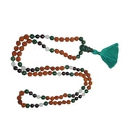 Mogul Chakra Healing Stone Japa Mala Meditation Prayer Beads Gemstone Chakra Balancing Malabeads Necklace