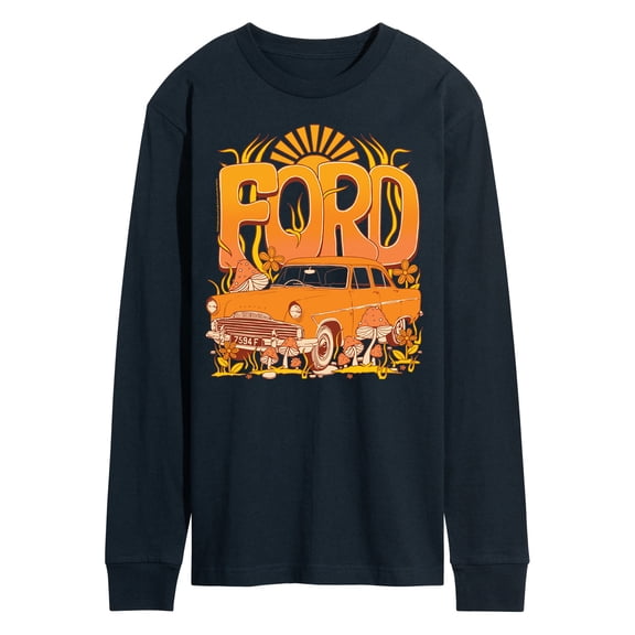 Ford - 1957 Ford Zodiac Mark II - Men's Long Sleeve Graphic T-Shirt