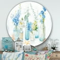 thumbnail image 3 of Designart 'Cottage Florals I' Art Mural en Métal Style Ferme, 3 of 3