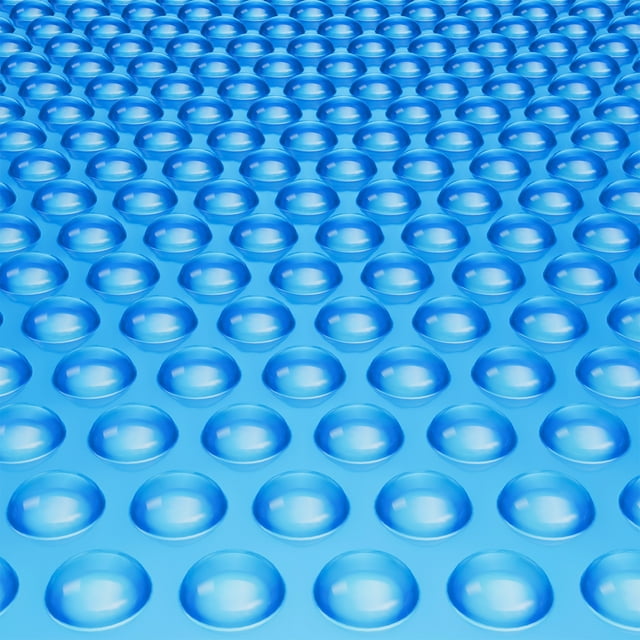 VEVOR Solar Pool Cover, 24 x 12 ft Rectangle Solar Blanket for Pools, Inground Above Ground Swimming Pool Solar Cover, 16 mil Solar Covers Blue