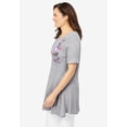 thumbnail image 3 of Woman Within Plus Size Embroidered Thermal Tunic, 3 of 3