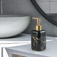 thumbnail image 2 of Marble Texture Soap Dispenser Bottle Ceramic for Restaurant Bathroom Accessories, 2 of 8