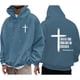 thumbnail image 5 of MHFRRA Sudadera con Capucha Estampada, Cómoda Sudadera con Capucha con Un Elegante Diseño Gráfico para Uso Informal y Actividades Al Aire Libre Marina de guerra, 5 of 5