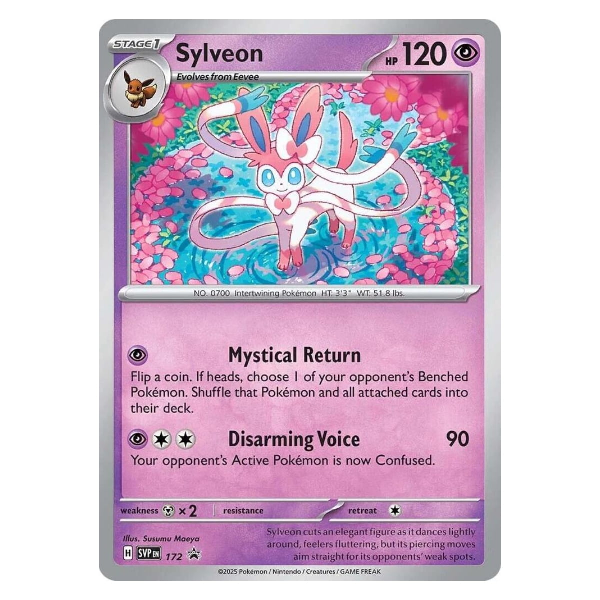 Sylveon Prismatic Evolutions Pokemon S&V Tech Sticker Collection 3-Pack
