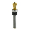thumbnail image 5 of 14 Degree 1/4 Inch Shank Carbide Dovetail Router Bit Woodworking Cutter Tools A, 5 of 8