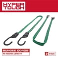 thumbnail image 3 of Hyper Tough Green/Black Flat Bungee Cord, 48 inch, 2-Pack, 3 of 8