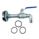 thumbnail image 3 of Grifo para bidón, válvula para tanque IBC, accesorio G2" con juntas, adaptador de salida de agua de 2" Base Convexa 20mm, 3 of 9