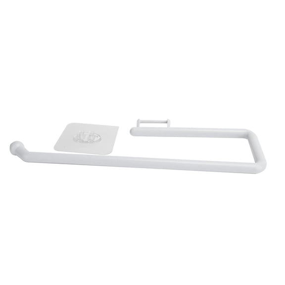 Suodoka Wall‑Mounted Paper Roll & Towel Holder – No‑Hole, 180° Rotating Rod, 1.5L Capacity, Waterproof PP, Ideal for Kitchen, Bathroom, Laundry