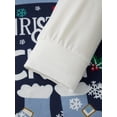 thumbnail image 6 of Family Christmas Pajamas Matching Sets Snowman Snowflakes Pattern Holiday Sleepwear Outfits, 6 of 9