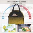 thumbnail image 5 of Goofa Gold Glitter Gradient Pattern Lunch Bag ,Insulated Lunch Box, Small Leakproof Cooler Food Lunch Containers Reusable High Capacity Lunch Tote Bags, 5 of 8