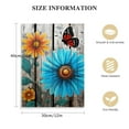 thumbnail image 2 of ARISTURING Farmhouse Canvas Wall Art Farmhouse Flowers Canvas Wall Art Rustic Daisy Pictures Farmhouse Modern Blue Flowers and Butterfly Canvas Painting Rustic Wood Background Daisy Wall Decor, 2 of 5