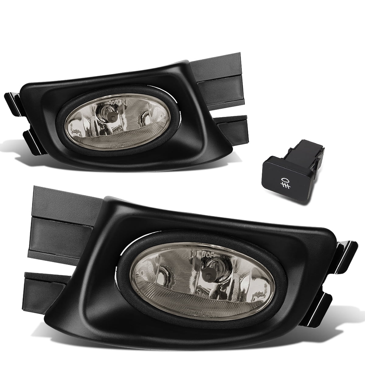 For 2003 to 2005 Honda Accord 7th Gen 4dr Pair Bumper Driving Fog