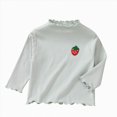 thumbnail image 6 of 4-5T Child Girls T-Shirts Tee,Long Sleeve Cute Shirts for Girls Mock Neck Fall Winter Clothes Daily Casual Tops for 6 12 18 24 Months 2T 3T 4T 5T Kids Girls Clothes, 6 of 6