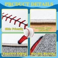 thumbnail image 6 of ZENELESS Kids Baseball Area Rug,Print Children Carpet,Non Slip Soft Playmat Rug for Playroom Children Toddlers Bedroom,4x5ft, 6 of 10