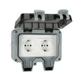 thumbnail image 1 of Langgg Household PC Plastic Weatherproof Socket Waterproof Garage Power Outlet with Lid 16A Electrical Accessories German DE Plug Type 2, 1 of 7