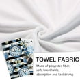 thumbnail image 4 of Happy New Year 2025 Gnome Kitchen Dish Towels Set of 2, Blue Gold Clock Champagne Balloon Hand Towels Drying Baking Cooking Cloth, Stripes Christmas Winter Home Kitchen Decor 18 x 26 Inch, 4 of 6
