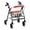 Musical Notes, variant on HELLHERO Christmas Gingerbread Walker Rollator Seat Back Cover for Seniors Polyester Fabric Seat Back Cover Reusable Gift Option Waterproof Cover