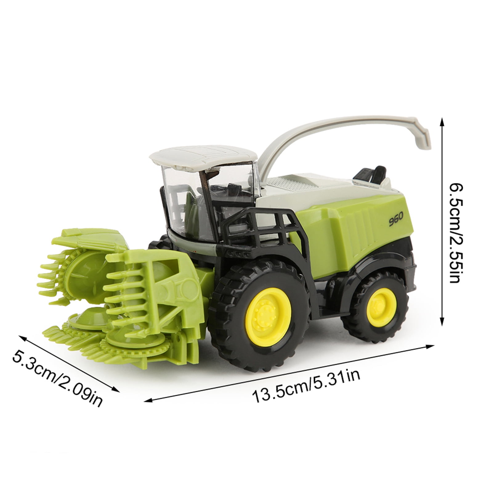 Juguetes de granja para niños cosechadora de juguete de aleación y