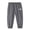 Dark Gray, variant on CPNG Girls and Boys Casual Cotton Linen Pants Elastic High Waist Harem Pants Lightweight Breathable Streetwear Jogging Pants