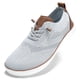 thumbnail image 3 of Hombres Knit Barefoot Zapatos Minimalistas Caminar zapatos Slip en zapatos de caja de punta anchas zapatillas de zapatillas para interiores al aire libre, 3 of 8