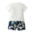 thumbnail image 2 of Fsqjgq Baby Boy Clothes 18-24 Months Pajamas Baby Boy Summer Clothes Funny Cartoon T Shirt Elastic Waist Pocket Shorts Set 2 Piece Outfit Toddler Crewneck Tees Shorts Outfits 2T Long Sleeve Shirts, 2 of 7