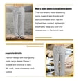 thumbnail image 3 of Pantalones casuales de lino para hombre, pantalones holgados de pierna recta con cintura elástica, pantalones de yoga para playa y verano, 3 of 5