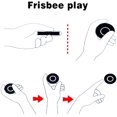 thumbnail image 3 of Mini Frisbee, 3pcs Silicone Frisbee, Creative Handheld Ufo, Small Frisbee, Dog Toy Silicone Bite Resistant Frisbee, Perfect Fun For Adults, Children, Sports, Games & Outdoor - Yellow, 3 of 6