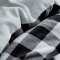 thumbnail image 2 of Coma Inducer Ah, Yes The Scottish Winter - ® Oversized Comforter Set - Black Gray White Tartan Plaid Queen, 2 of 5