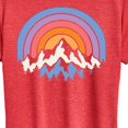 thumbnail image 3 of Instant Message - Sunset Mountains - Women's Short Sleeve Graphic T-Shirt, 3 of 6