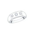 thumbnail image 1 of bezel Set Diamond Fashion Ring in 10K White Gold (1/3 cttw, G-H, I2-I3), 1 of 2
