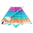thumbnail image 2 of Juego de 20 pinceles de maquillaje de primera calidad para difuminar base, polvos, rubor, correctores, iluminadores, sombras de ojos, 2 of 8